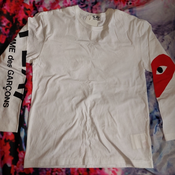 CDG Play Heart Long Sleeve - Picture 1 of 10